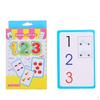 Карточки для обучения детей дошкольного возраста с цифрами и картинками, 36 шт./набор, двухсторонние