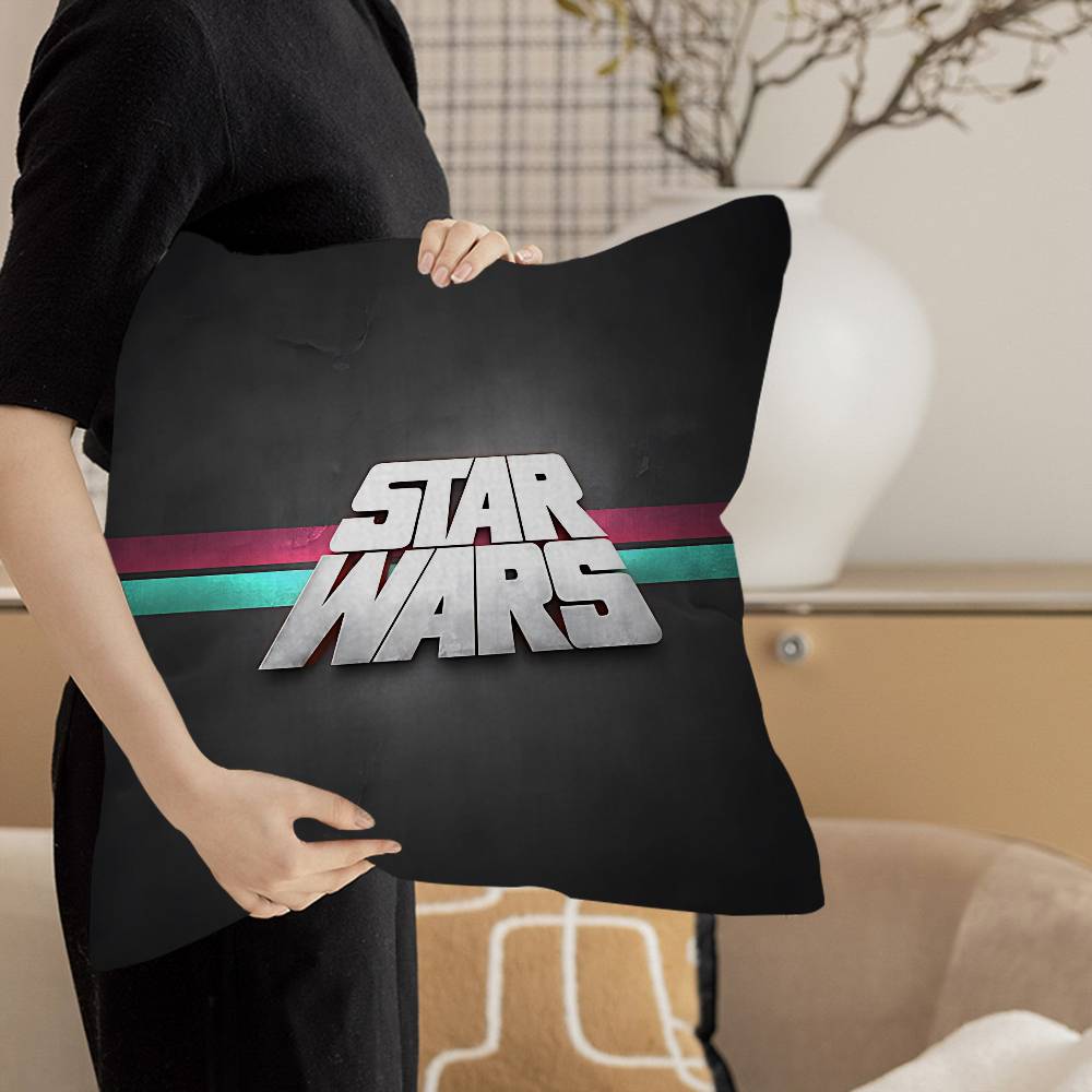 S-Stars W-Wars Логотип 45*45 см Наволочка для подушки Декор Наволочка для домашней подушки Наволочка для диванной подушки