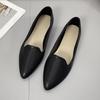 Women  Fashion Slip On Loafers Breathable Stretch Ballet Shallow Flats Soft Bottom Pointed Toe Plus Size 43 Boat Shoes