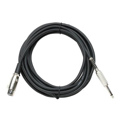 Kikutani TECH Кабель для микрофона XLR (женский) Телефон (мужчина) 5м TMC-5 Черный