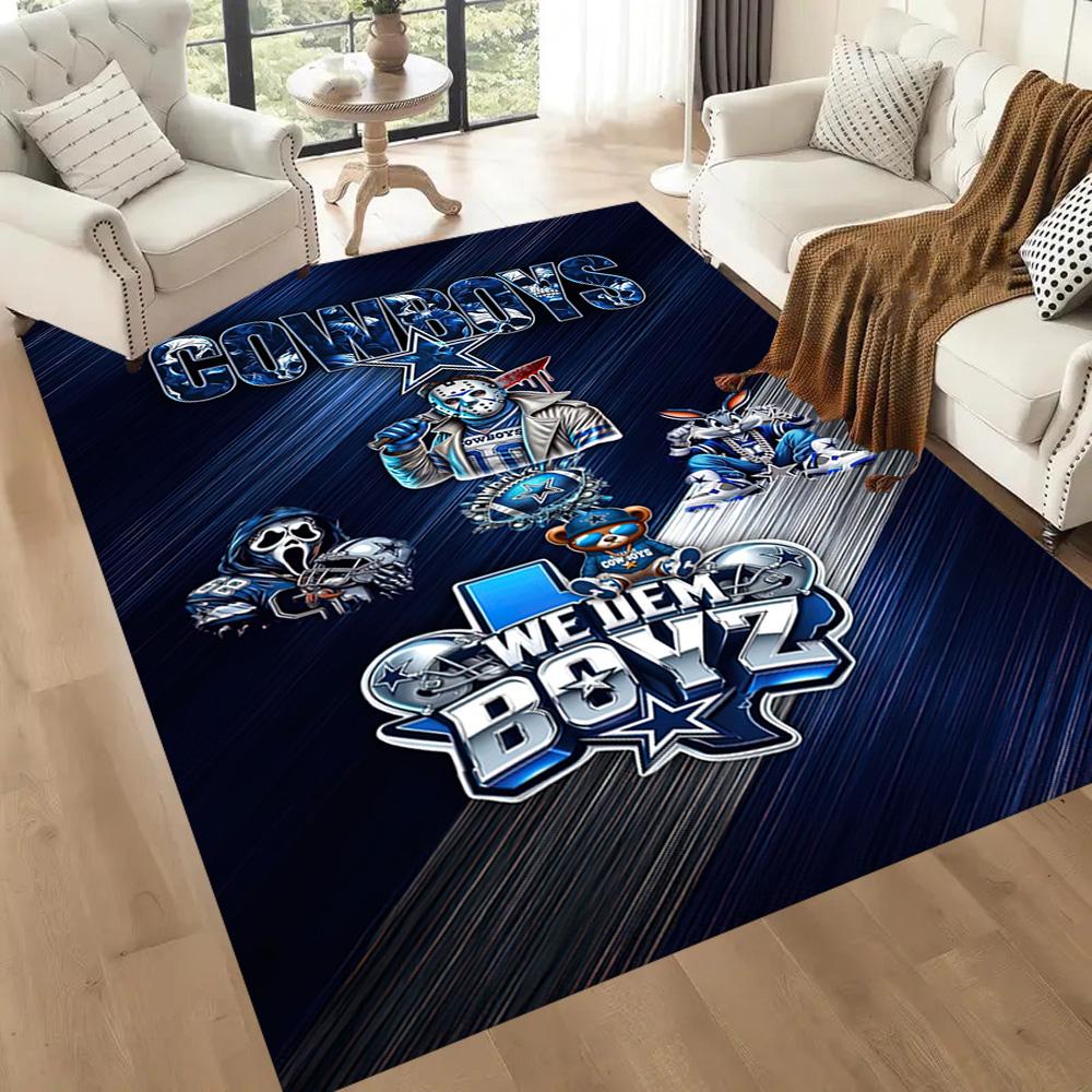 Dallas Area Rug Suitable for Balcony Kitchen Living Rooms Study room Anti-slip Rug Decorate Offices Gift for Festivals
