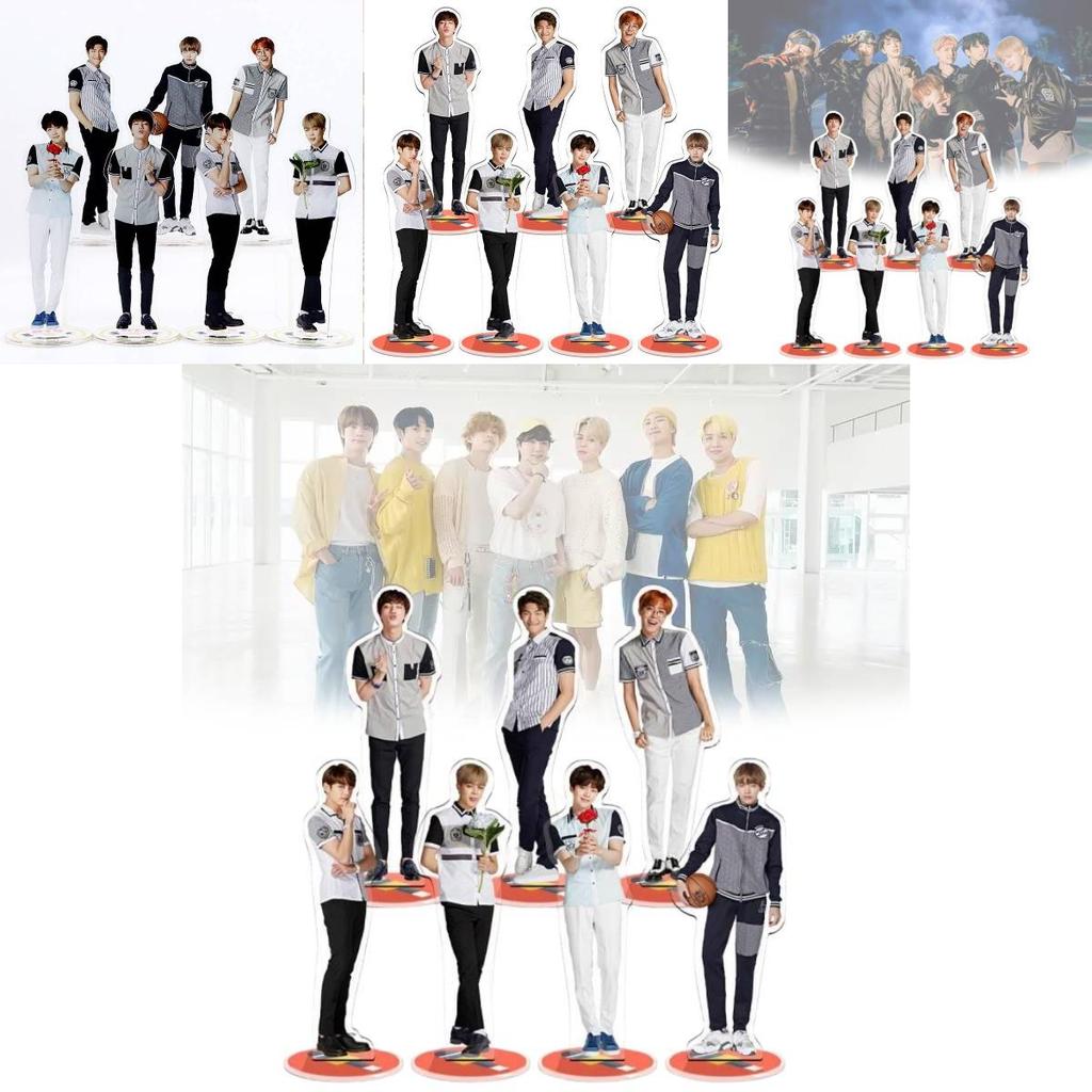 Универсальная двусторонняя акриловая фигурка-подставка K-pop звезды BTS Bangtan Boys для любого пространства