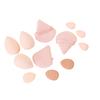 12Pcs/Bag All-Purpose Makeup Sponge Set Made of 3 Loose Powder Puffs 3 Mini Air Cushion Puffs 3 Beauty Eggs and Mini Beauty Tool