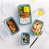 1/4pcs Collapsible Silicone Food Storage Container Stackable Space Saving Lunch Box Microwaveable Foldable Kitchen Accessories