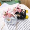 Children's Bag Cute Girl Cartoon Flower Shoulder Bag Messenger Bag Baby Change Bag Candy Bag