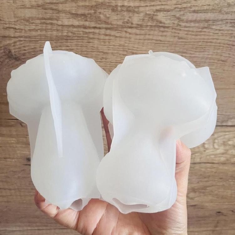 Элегантная форма гриба Прочная силиконовая форма для цветочных горшков Инструмент Незаменимый аксессуар для домашнего использования Любители искусства из смолы