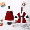 Christmas Red Wine Bottle Cap Dress Christmas Skirt Wine Decor Reusable Wine Gift Access Holiday Bottle Decor