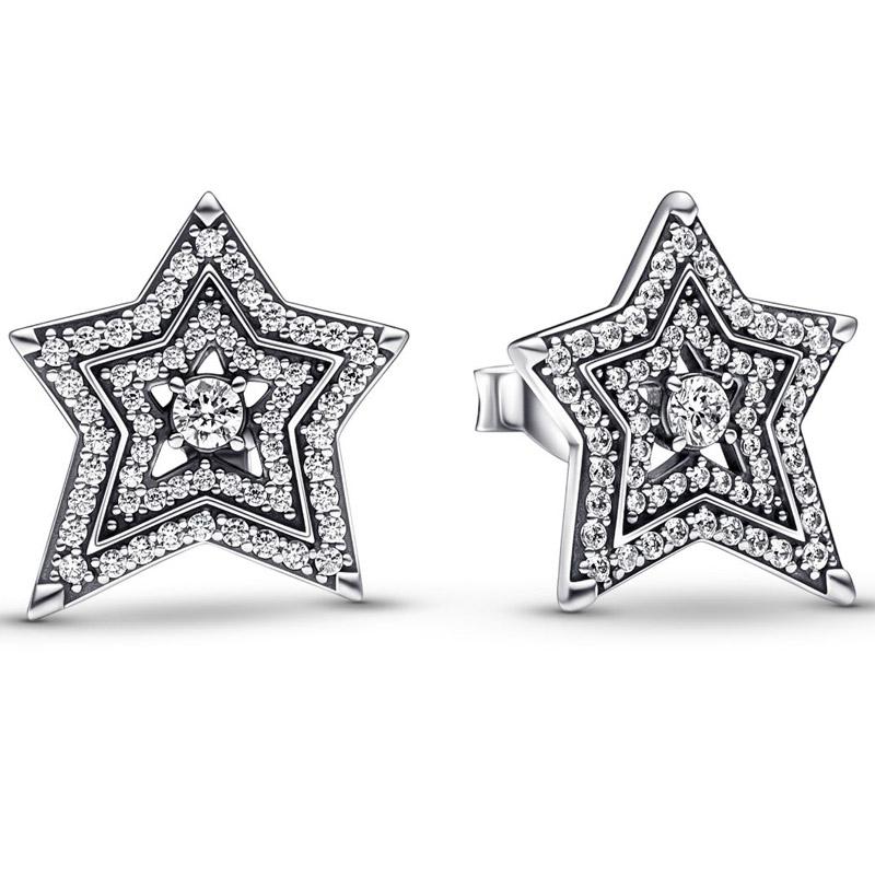 Подлинная снежинка из стерлингового серебра 925 пробы прямоугольная маска-ореол гербарий кластер асимметричная звезда для женщин модные ювелирные изделия