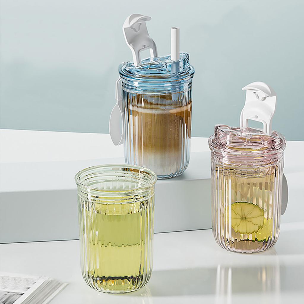 Портативная прозрачная пластиковая бутылка для воды с ситечком для чая и веревкой, дорожная спортивная кружка для питья, термостойкая посуда для питья