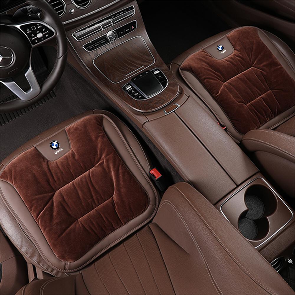 1 шт. Универсальная модель Фланелевая автомобильная подушка Зимняя Передняя/Задняя Бархатная Для BMW M E60 E90 F20 M1 M2 M3 M4 M5 M6 M7 M8 E36 F10 E87 E70