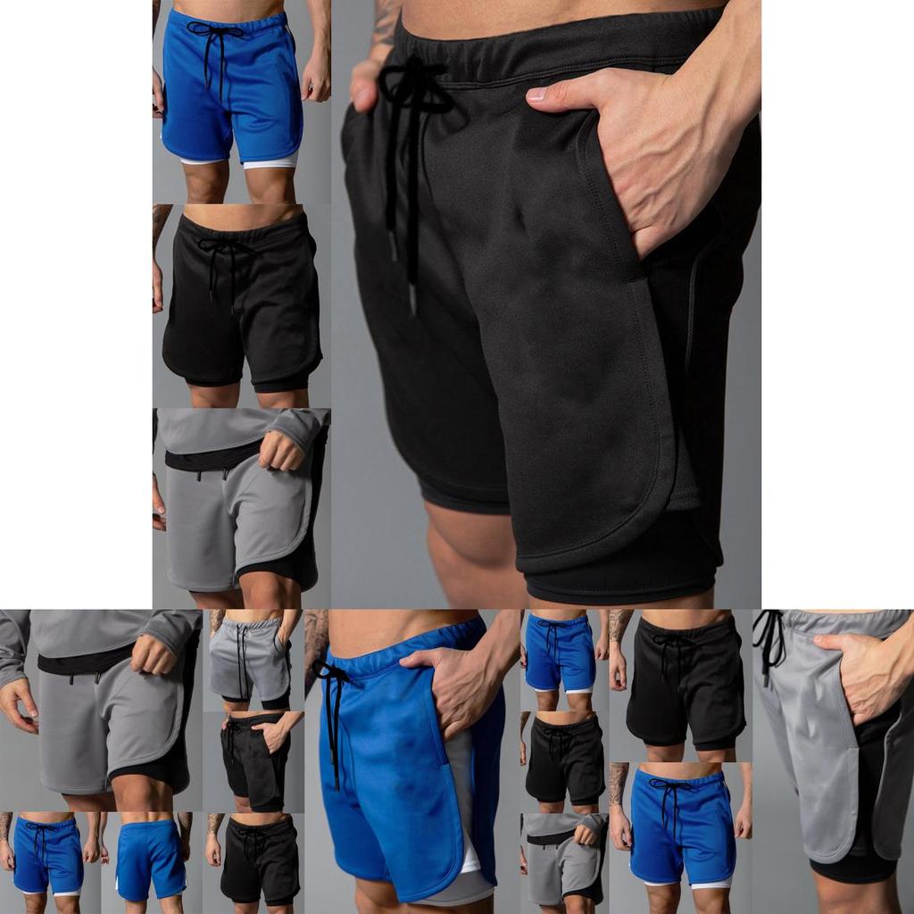 Men's Sports Gym Shorts Quick Dry Breathable Training Running Workout Casual Pants