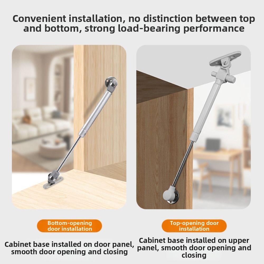 Universal Wardrobe Pneumatic Support Rod Folding Door Strut Durable Furniture Gas Spring Hinges
