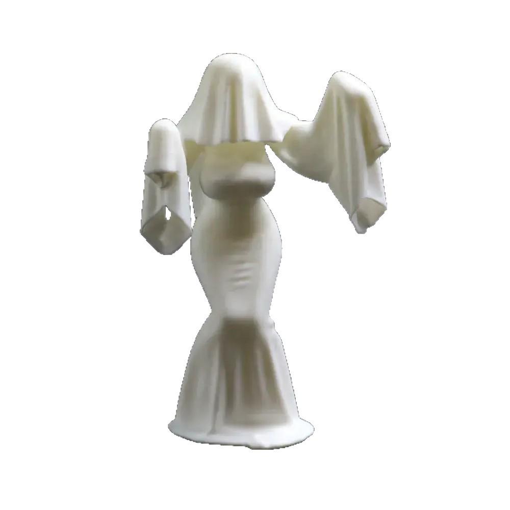 Halloween Creative Ghost Lady Desktop Decor Miniature Model Ornament