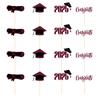 16Pcs Sparkling 2025 Graduation Cupcake Decoration Graduation Season Theme Party Decoration
