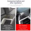 EAJN6 For BMW X5X6X7 G05 G06 G07 2023-2025ABS Carbon Fiber Car Dashboard Side Air Conditioner Outlet Vent Frame Cover Trim Accessories