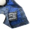 Used GUCCI tie Gloss Paisley Pattern silk Navy system purple business
