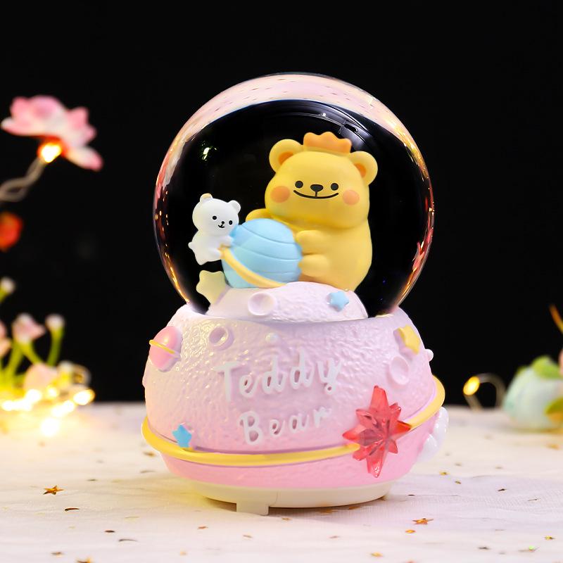 Астронавт Хрустальный шар Музыкальная шкатулка Украшение - Студент Снежный шар Подарок на день рождения