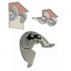 180 degrees Stainless Steel Hidden Hinge Window Accessories Sliding Limit Hinge Furniture Supplies
