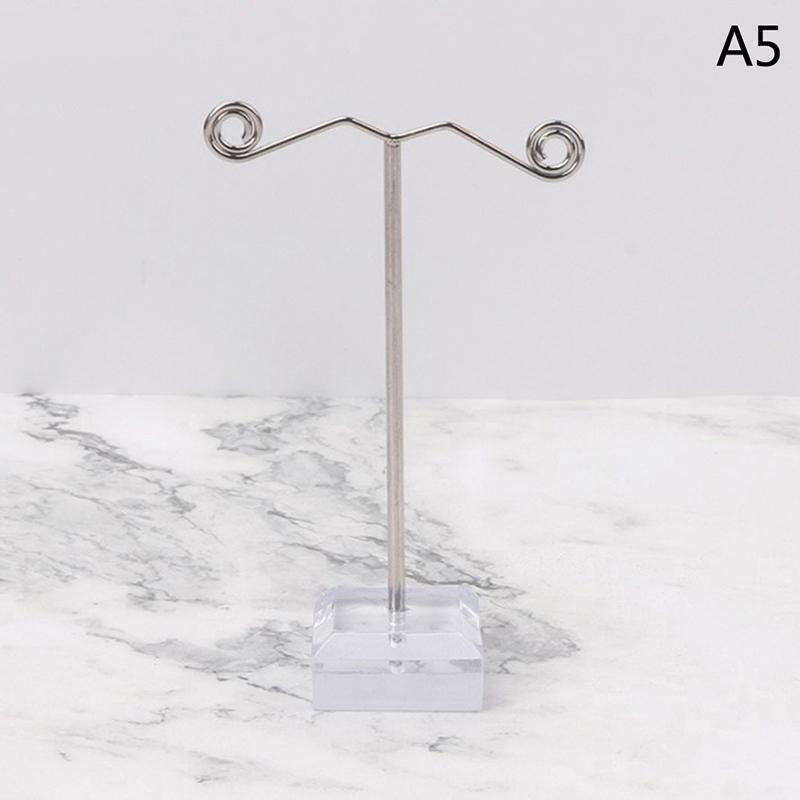 1 шт. Металлическая подставка для украшений, держатель для серег, Т-образная подставка, органайзер для серег, подставка для демонстрации украшений для пуссет, серег-подвесок, серег-колец