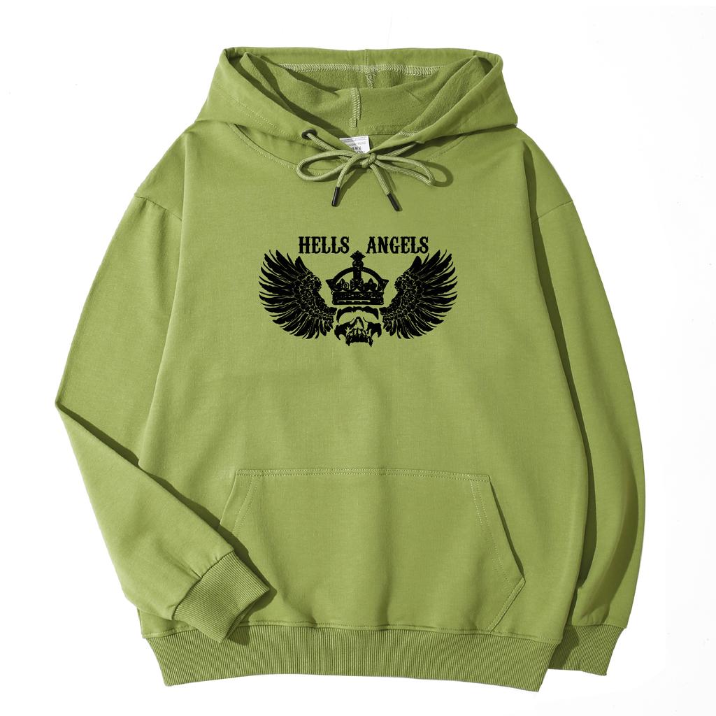 Мотоциклетный клуб Hells Angels Толстовка унисекс Женская толстовка с капюшоном Лидер продаж N05