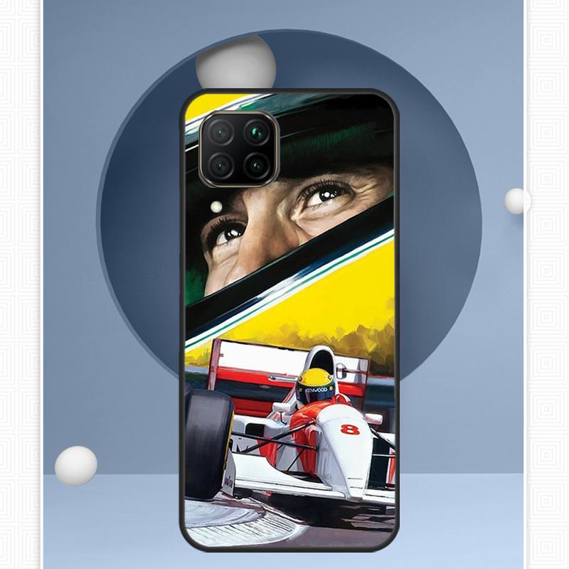 Чехол Ayrton Senna F1 для Huawei Nova Y91 Y60 Y70 Y72 Y90 Y61 12s 12i 11i 8i 10 9 SE P20 P40 Lite P30 P60 Pro