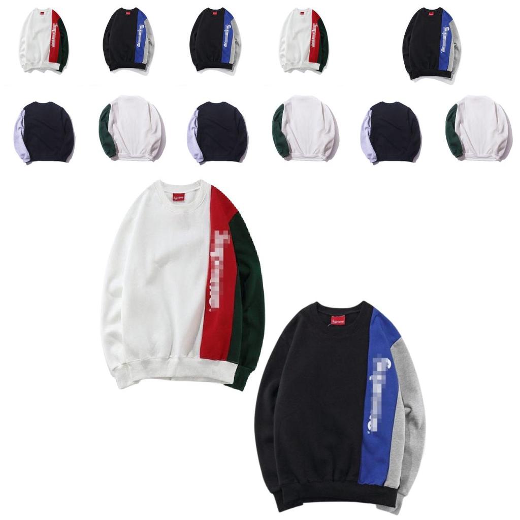 Свитшот Supreme с принтом букв для мужчин Повседневная спортивная одежда Мода