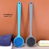 Silicone Long Handle Bath Brush & Double-Sided Back Scrubber