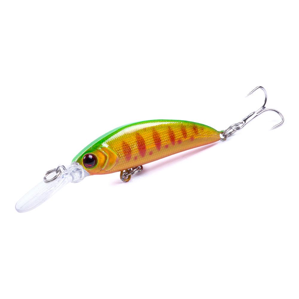 HENGJIA 1pc Wobbler Minnow Fishing Lure Sinking Lure Bionic Bass Trout Artificial Bait 7cm/6g