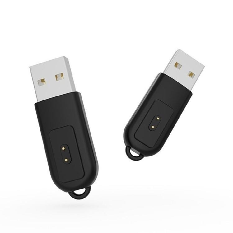 Магнитный зарядный адаптер для Band 9/8, USB-разъем для зарядки под углом 90 градусов, портативный, черный.