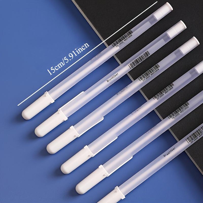 10 шт. Белые маркеры и гелевые ручки - Идеально для художников и рисовальщиков комиксов Ручные цветные ручки, ручки для художественного рисования, DIY