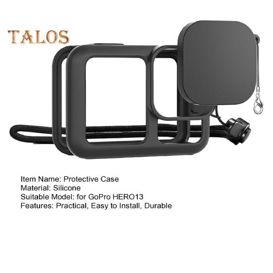 Защитный чехол, набор крышек объектива, ударопрочный, ударопрочный, простая установка, силиконовый защитный чехол для GoPro HERO13