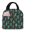 Cactus Cacti Plants Cactus Desert Cactus Lunch Bag Portable Thermal Tote Bag for Women Insulated Lunch Box for Work Picnic Beach