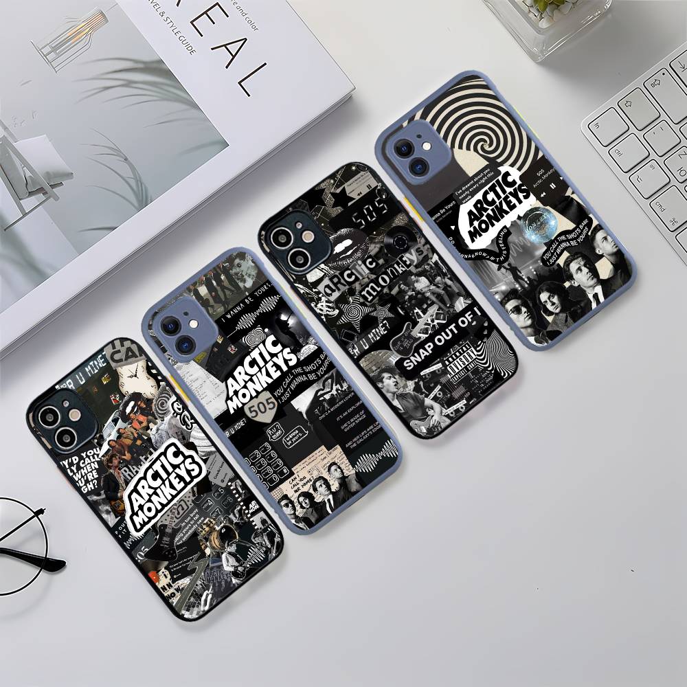 Чехол для телефона Arctic M-Monkeys (рок-группа) для iPhone 14 X XR XS 7 8 Plus 11 12 13 Pro MAX 13mini Матовый противоударный чехол