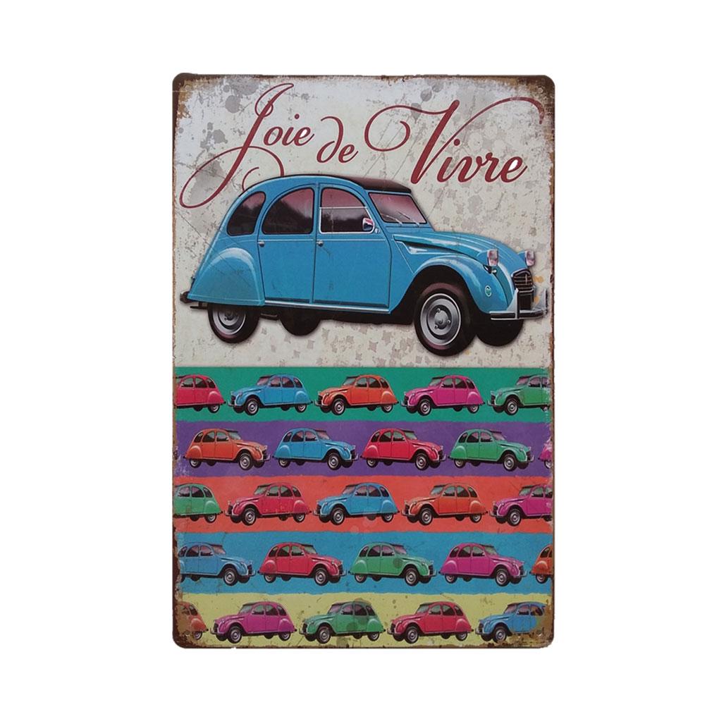Vintage Retro Iron Wall Decors Car Motorcycle Poster Sign Plaque Home Livingroom Bedroom Decorations