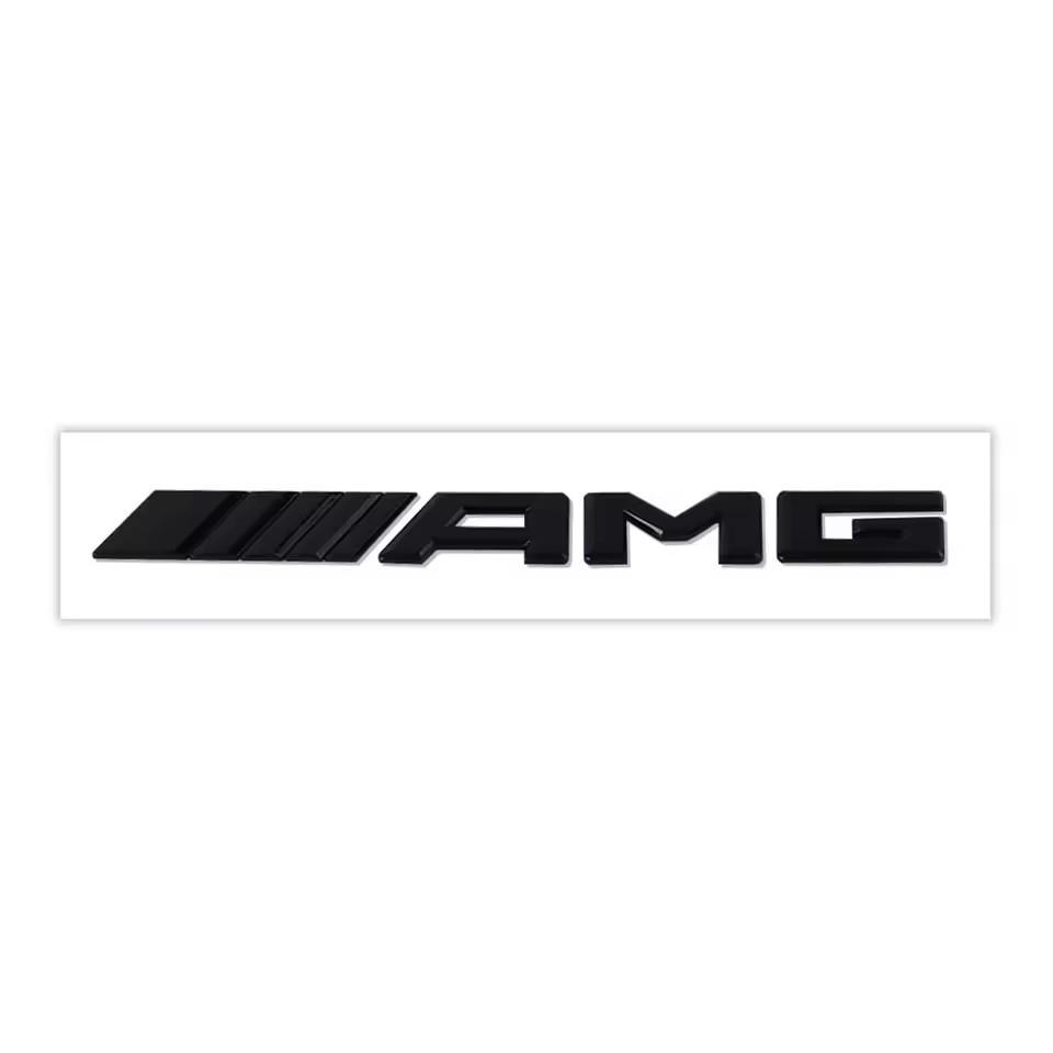 3D значок AMG для автомобиля, ABS наклейка на задний багажник, Декоративный аксессуар для Mercedes Benz W108 W124 W126 W140 W168 W169 W176 W177 W212 GLA