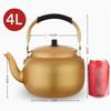 Aluminum Gas Kettle with Ergonomic Handle, Lightweight Multi-functional Kettle/tea for