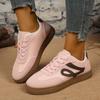 Fashion Women's Sports Shoes Fashion Breathable Walking Mesh Flat Casual Sneakers Comfort Lace Up Women Vulcanized Shoes Female Footwear