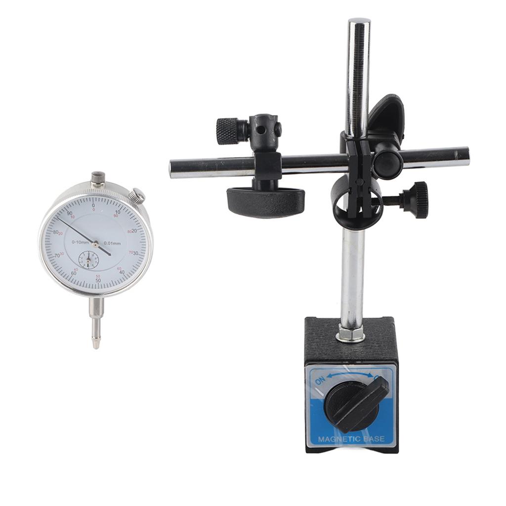 British 0?1" Percentile 0?510 Mm Indicator Accuracy 0.01mm with Magnetic Base
