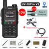 Baofeng UV-18Pro V2 GPS Walkie Talkie 10W Long Range Portable 999CH Ham FM Radios UHF VHF USB-C Charge 2-Way Radio Waterproof