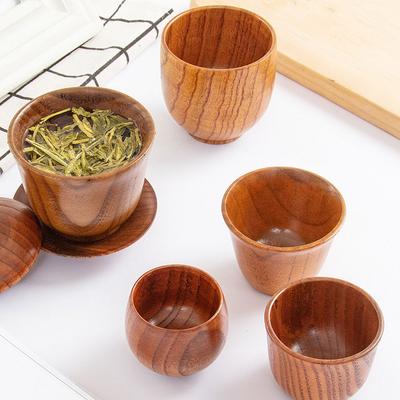 Деревянная кружка ручной работы из ююбы для воды, кофе, чая, пива, сока, молока, кружки для напитков с ручкой, кружка для кофе, пива, ретро-подарок