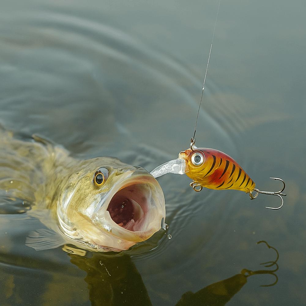 8Pcs/Box Mini Size Artificial Bait Micro Hard Bait Topwater Fishing Bait  Topwater Fishing