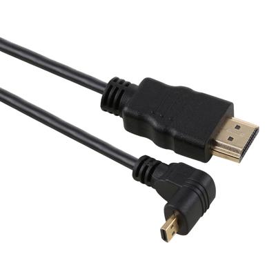 30 см 4K HDMI Male to Micro HDMI Positive Angled Male Male Cable Adapter с позолоченным разъемом