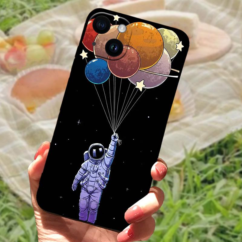 Милый чехол для телефона с животными для iPhone 15 Plus, мягкий силикон TPU, ударопрочная задняя крышка для iPhone 15 Pro Max 15Pro, защитные чехлы