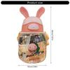 Bpas Frees Childrens Rabbit Figure Design Drinking Bottle With Carry Handle And Simple to clean Drinking Lip