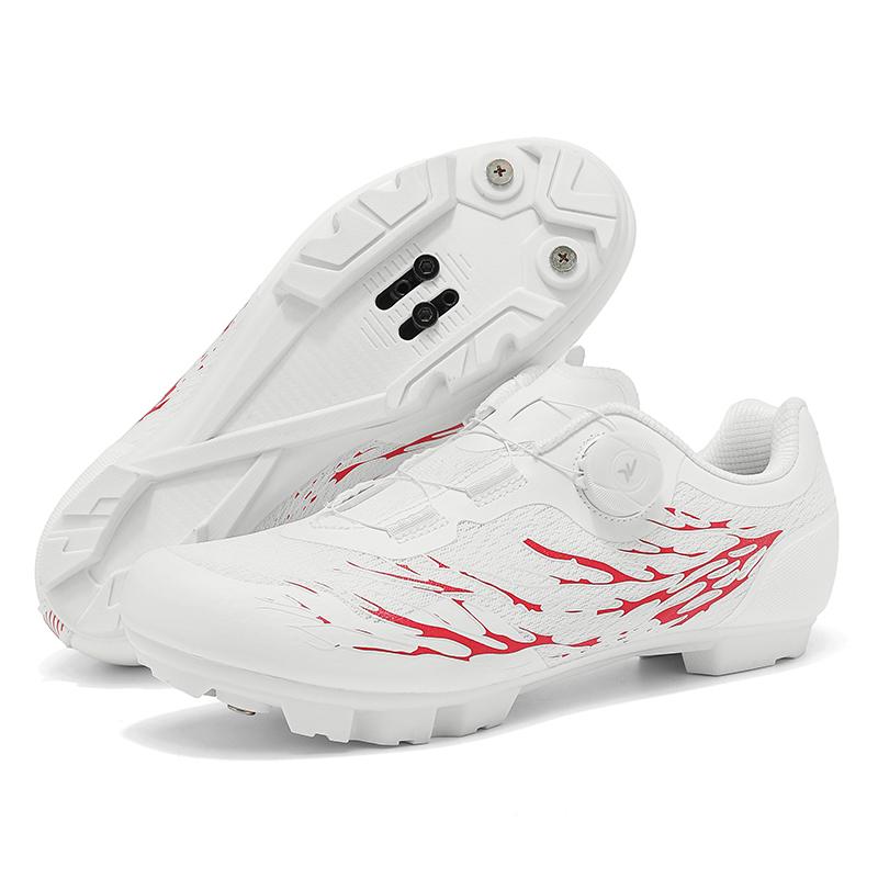 Мужские шоссейные велотуфли Дышащие Летние Самозапирающиеся Шипы Нескользящие Горный Велосипед Туфля Мужские spd гоночные Кроссовки Легкие