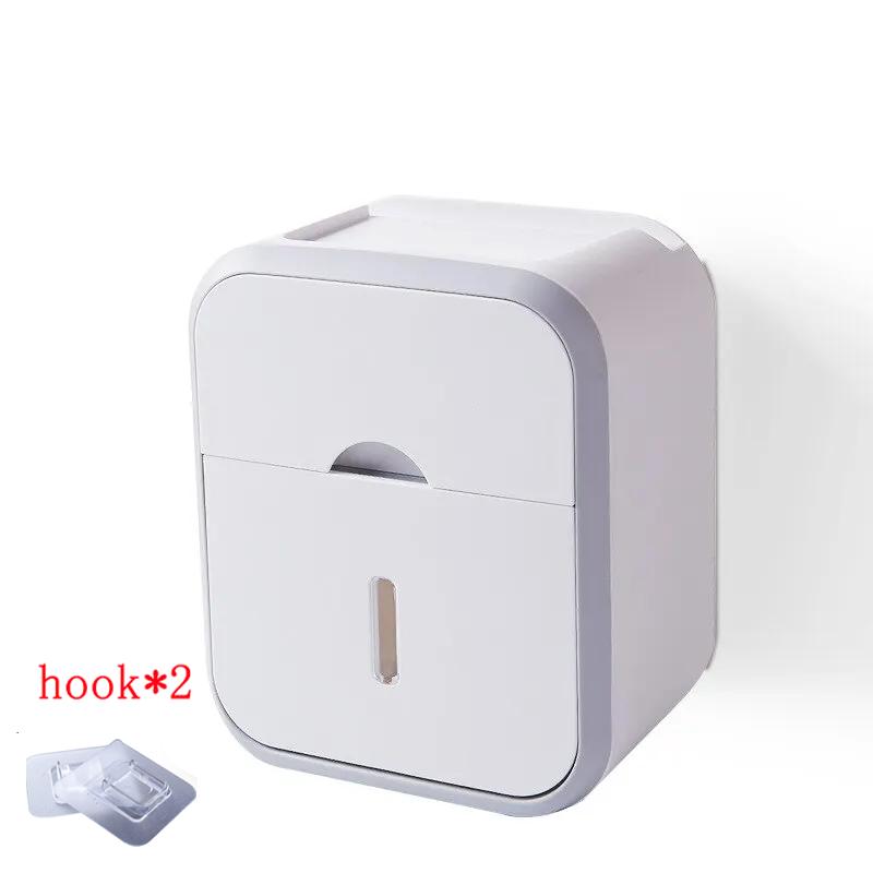 Коробка для салфеток, настенная, водонепроницаемая, многофункциональная, держатель для туалетной бумаги, коробка для хранения в ванной комнате, товары для хранения
