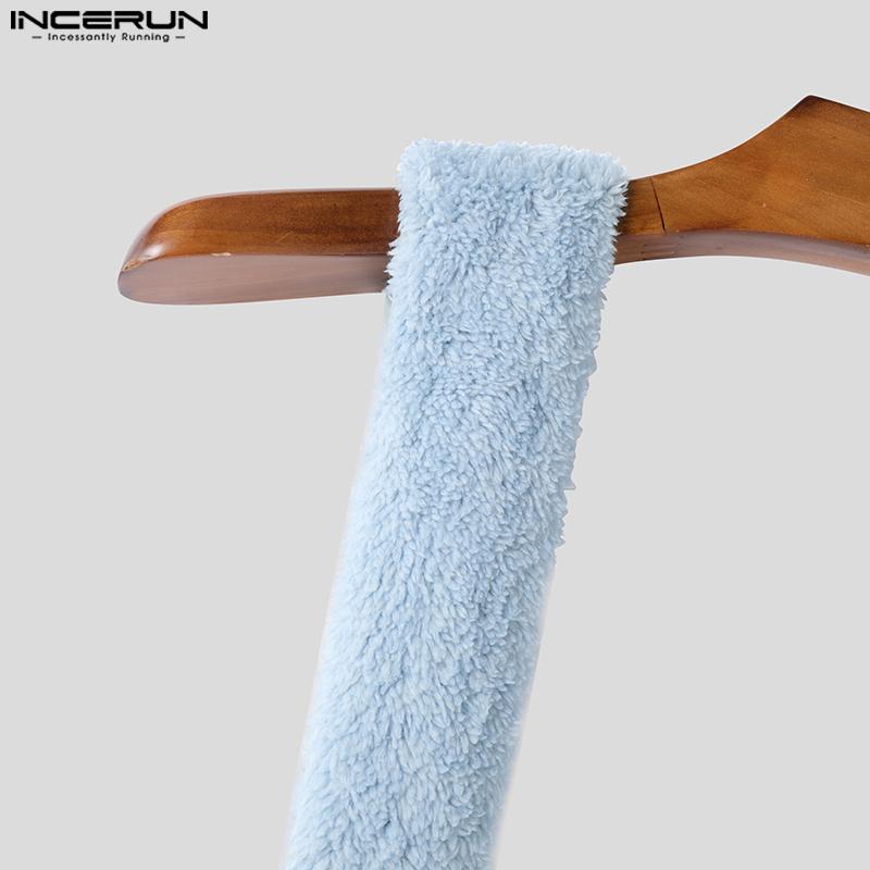 INCERUN Мужские Подтяжки Меховые На Шнурке Короткие Комбинезоны Брюки