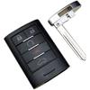 Умный чехол-брелок для ключа, подходит для Cadillac STS CTS 2008 2009 2010 2011 2012 2013, сменный корпус-крышка для бесключевого дистанционного ключа автомобиля