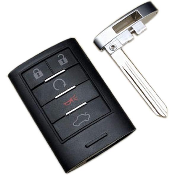 Умный чехол-брелок для ключа, подходит для Cadillac STS CTS 2008 2009 2010 2011 2012 2013, сменный корпус-крышка для бесключевого дистанционного ключа автомобиля