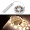 3m 90-LEDs 5V Battery Powered Sensing Light Light Strip Home Bathroom Cabinet Backlight Lamp Window Decor - Warm-White Light